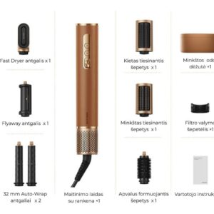 Dreame Air Style Pro plaukų džiovintuvas | Techzona: autorizuotas Dreame Technologies partneris