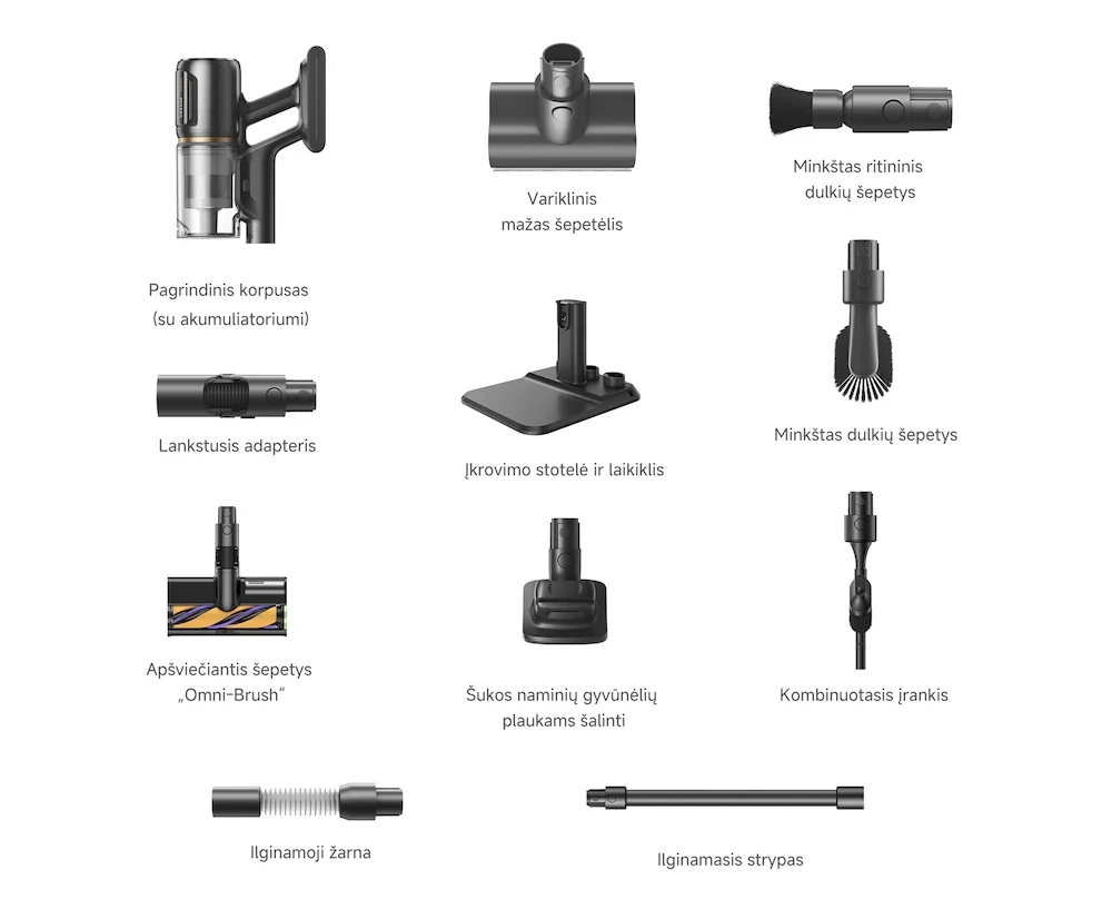 Dreame Z30 Ultra siurblys šluota | Techzona: autorizuotas Dreame Technologies partneris