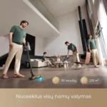 Dreame Z30 Ultra siurblys šluota | Techzona: autorizuotas Dreame Technologies partneris