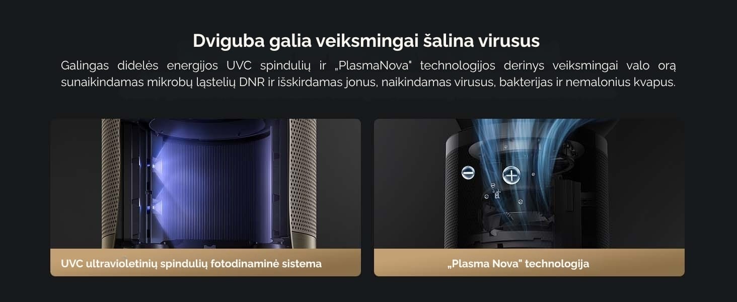 Oro valytuvas “Dreame AirPursue™ PM10 | Techzona: autorizuotas Dreame Technologies partneris