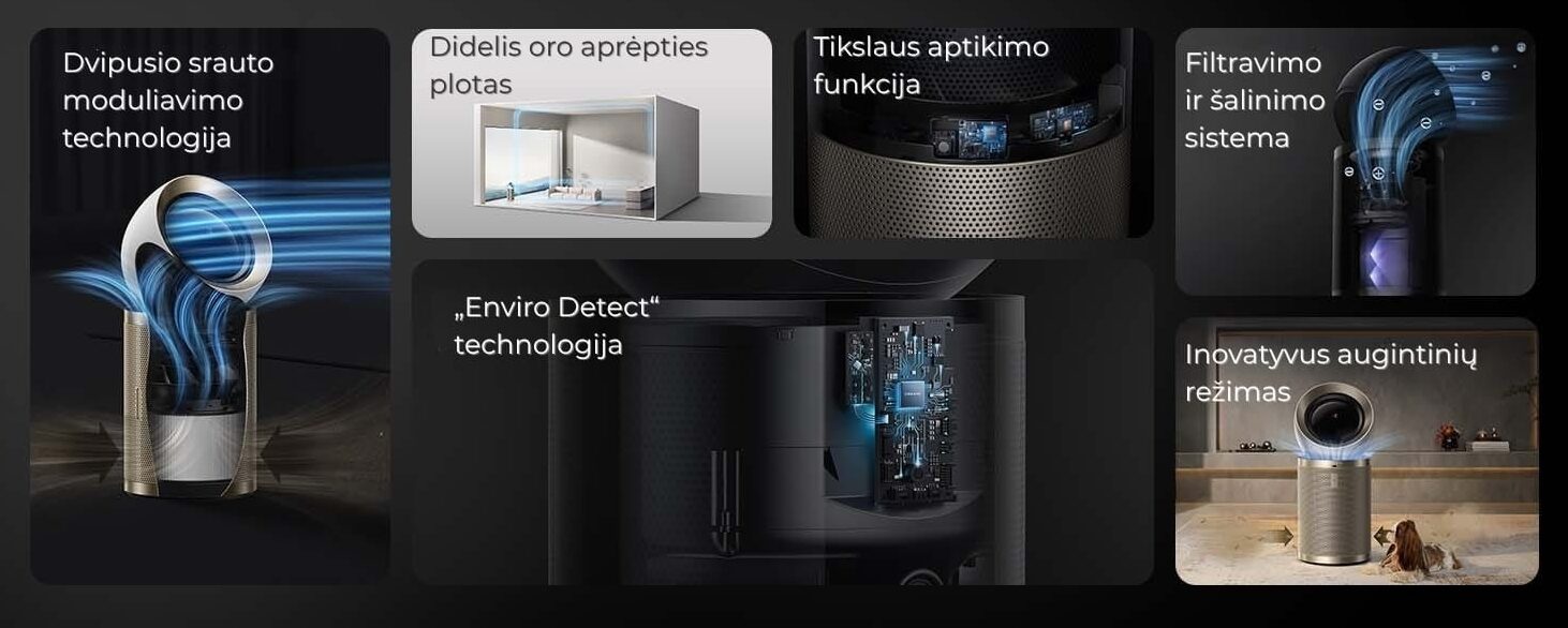 Oro valytuvas “Dreame AirPursue™ PM10 | Techzona: autorizuotas Dreame Technologies partneris