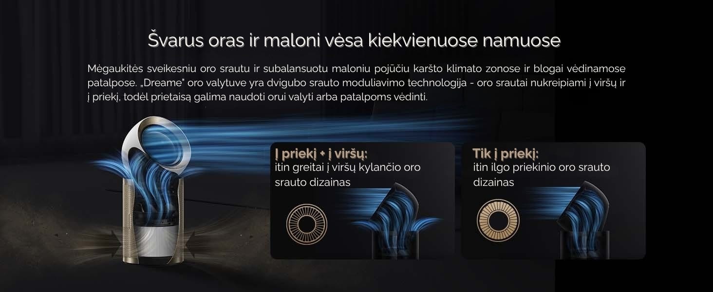 Oro valytuvas “Dreame AirPursue™ PM10 | Techzona: autorizuotas Dreame Technologies partneris
