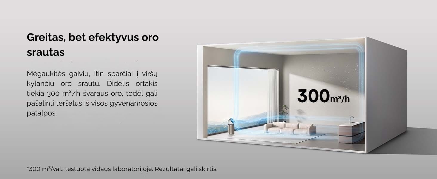 Oro valytuvas “Dreame AirPursue™ PM10 | Techzona: autorizuotas Dreame Technologies partneris