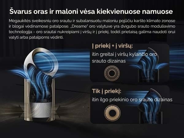 Oro valytuvas “Dreame AirPursue™ PM10 | Techzona: autorizuotas Dreame Technologies partneris