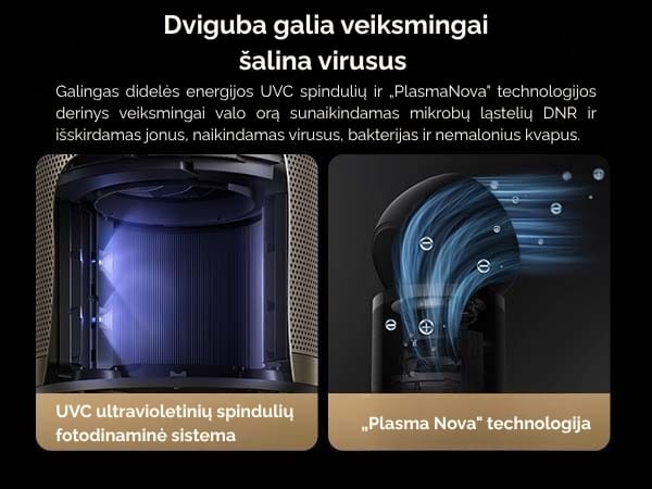 Oro valytuvas “Dreame AirPursue™ PM10 | Techzona: autorizuotas Dreame Technologies partneris