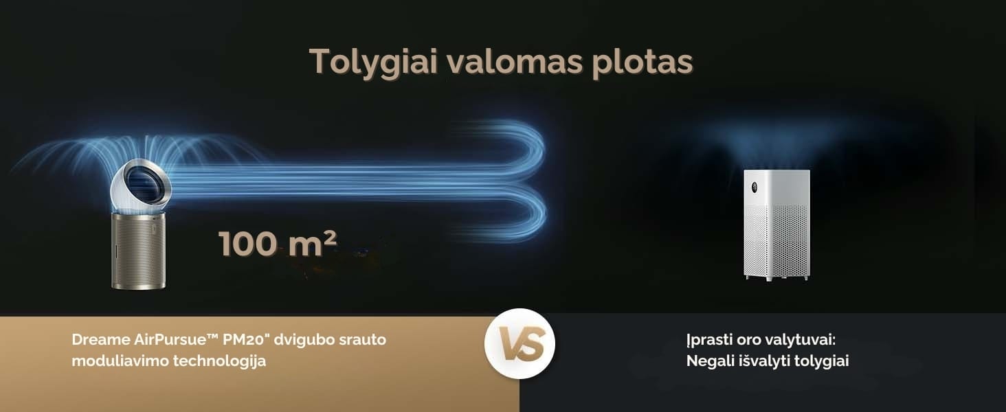 Oro valytuvas “Dreame AirPursue™ PM20 | Techzona: autorizuotas Dreame Technologies partneris