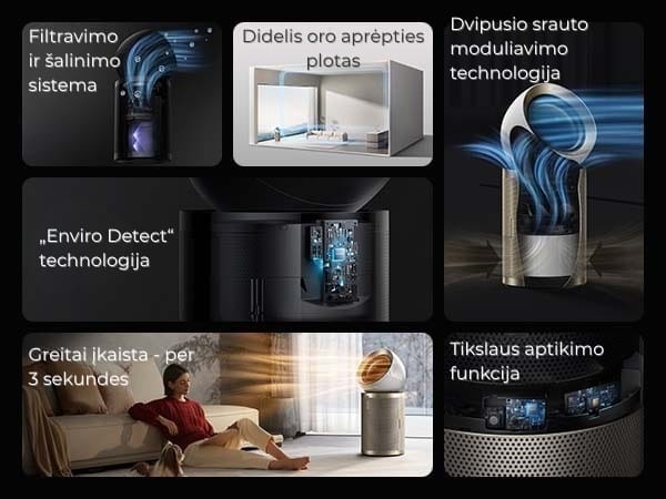 Oro valytuvas “Dreame AirPursue™ PM20 | Techzona: autorizuotas Dreame Technologies partneris