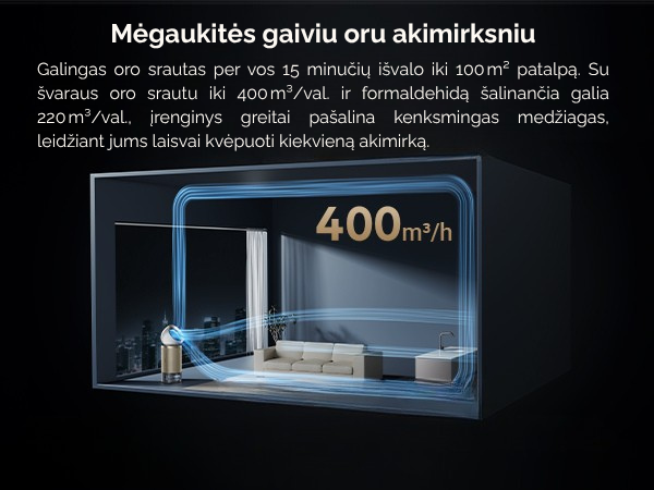 Oro valytuvas “Dreame AirPursue™ PM30 | Techzona: autorizuotas Dreame Technologies partneris