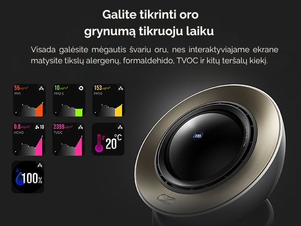 Oro valytuvas “Dreame AirPursue™ PM30 | Techzona: autorizuotas Dreame Technologies partneris