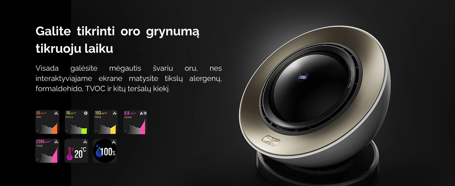 Oro valytuvas “Dreame AirPursue™ PM30 | Techzona: autorizuotas Dreame Technologies partneris