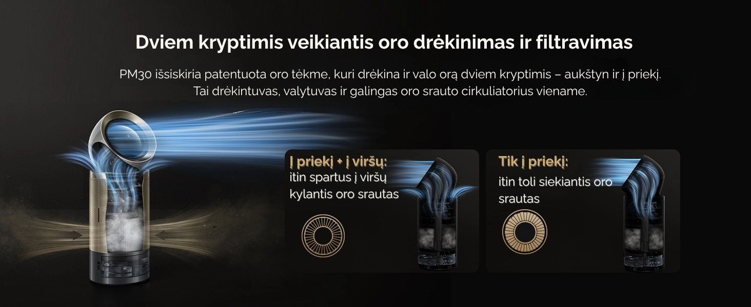 Oro valytuvas “Dreame AirPursue™ PM30 | Techzona: autorizuotas Dreame Technologies partneris