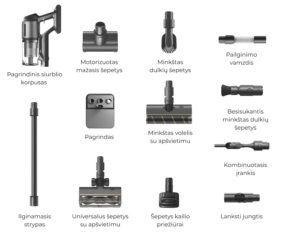 Dreame Z30 siurblys šluota | Techzona: autorizuotas Dreame Technologies partneris
