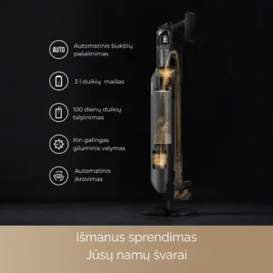 Dreame Z30 Station - siurblys šluota | Techzona: autorizuotas Dreame Technologies partneris