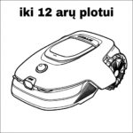 iki 1200 m² / 4Ah baterija