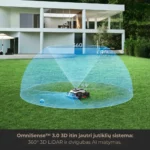 „OmniSense™ 3.0“ 3D jutiklių sistema su 360 laipsnių „LiDAR“ skenavimu ir AI matymu | Techzona: autorizuotas „Dreame Technologies“ partneris