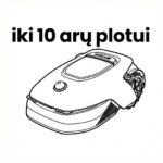 iki 1000 m² (10 a.) / 4Ah baterija