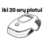 iki 2000 m² (20 a.) / 5Ah baterija