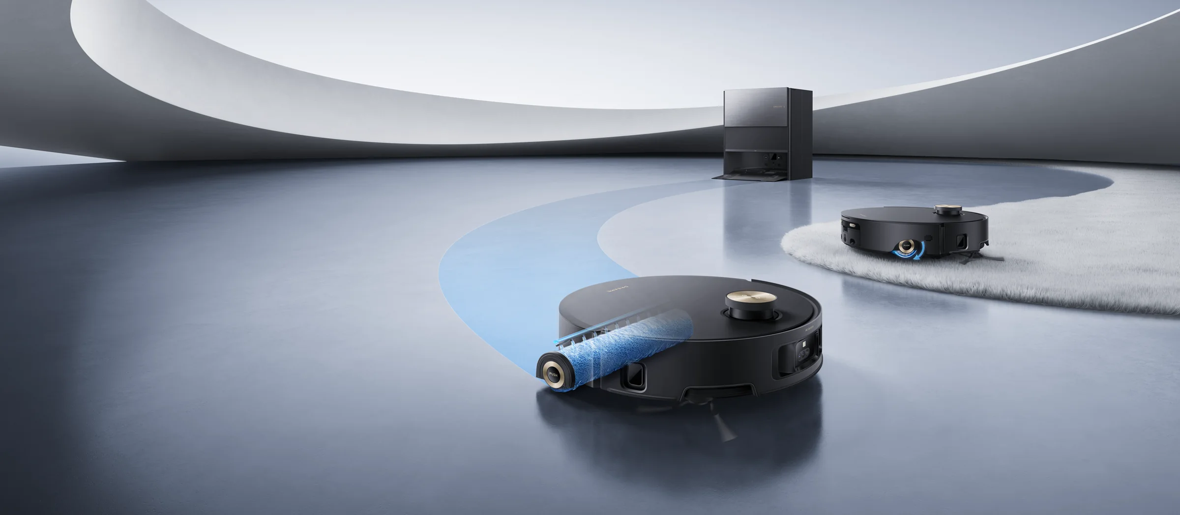 DREAME Aqua10 Roller robotas dulkių siurblys su stotele