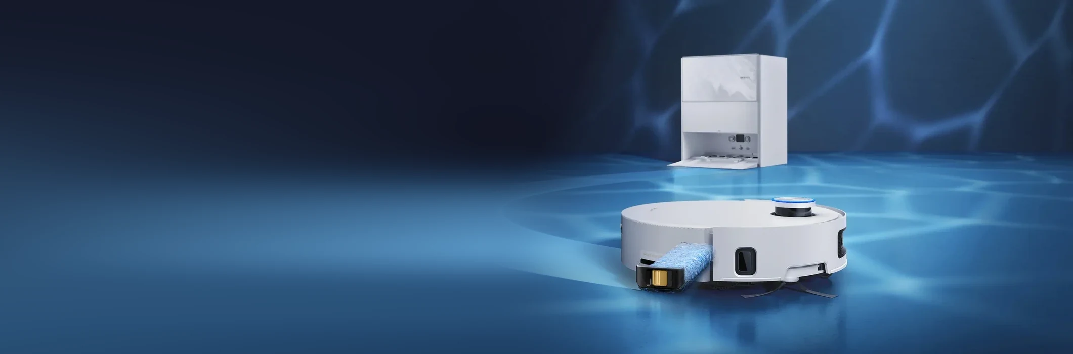 DREAME Aqua10 Ultra Track robotas dulkių siurblys su stotele