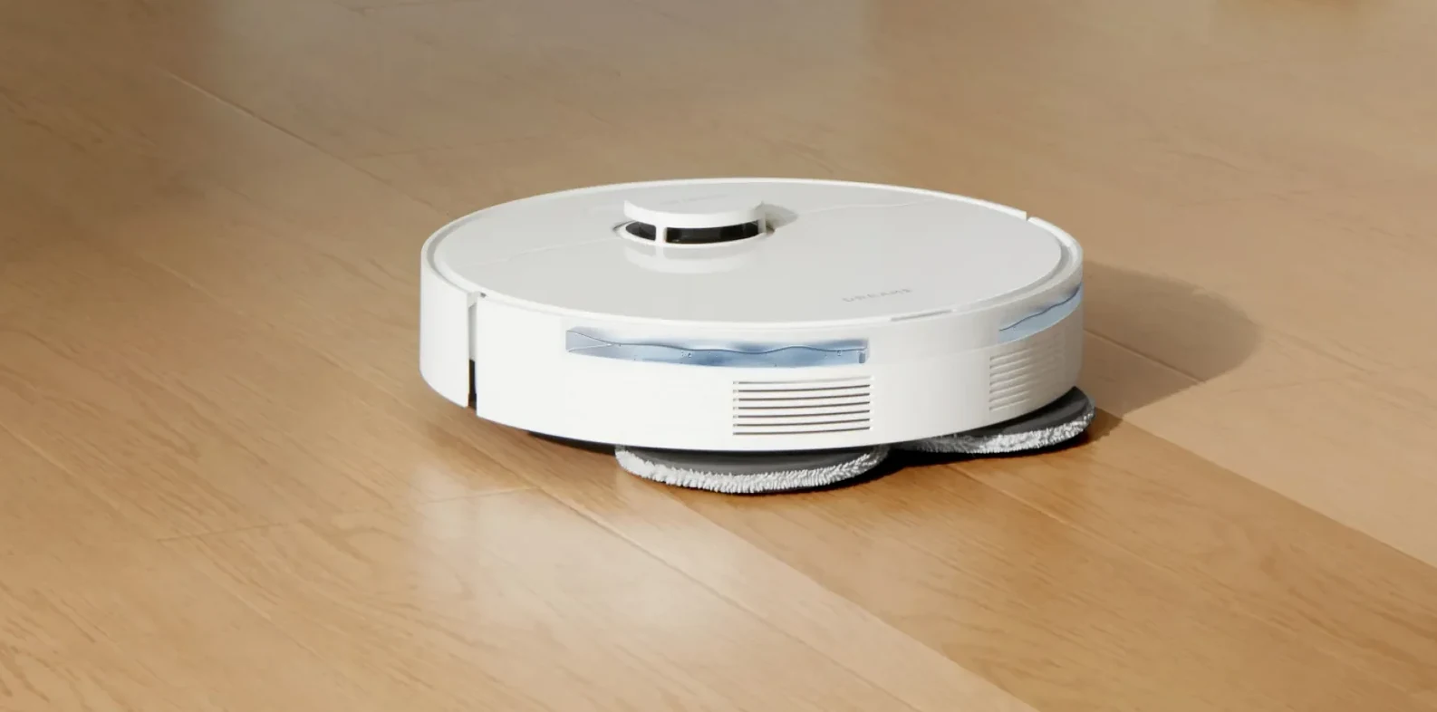Dulkių ir vandens talpyklos roboto viduje
