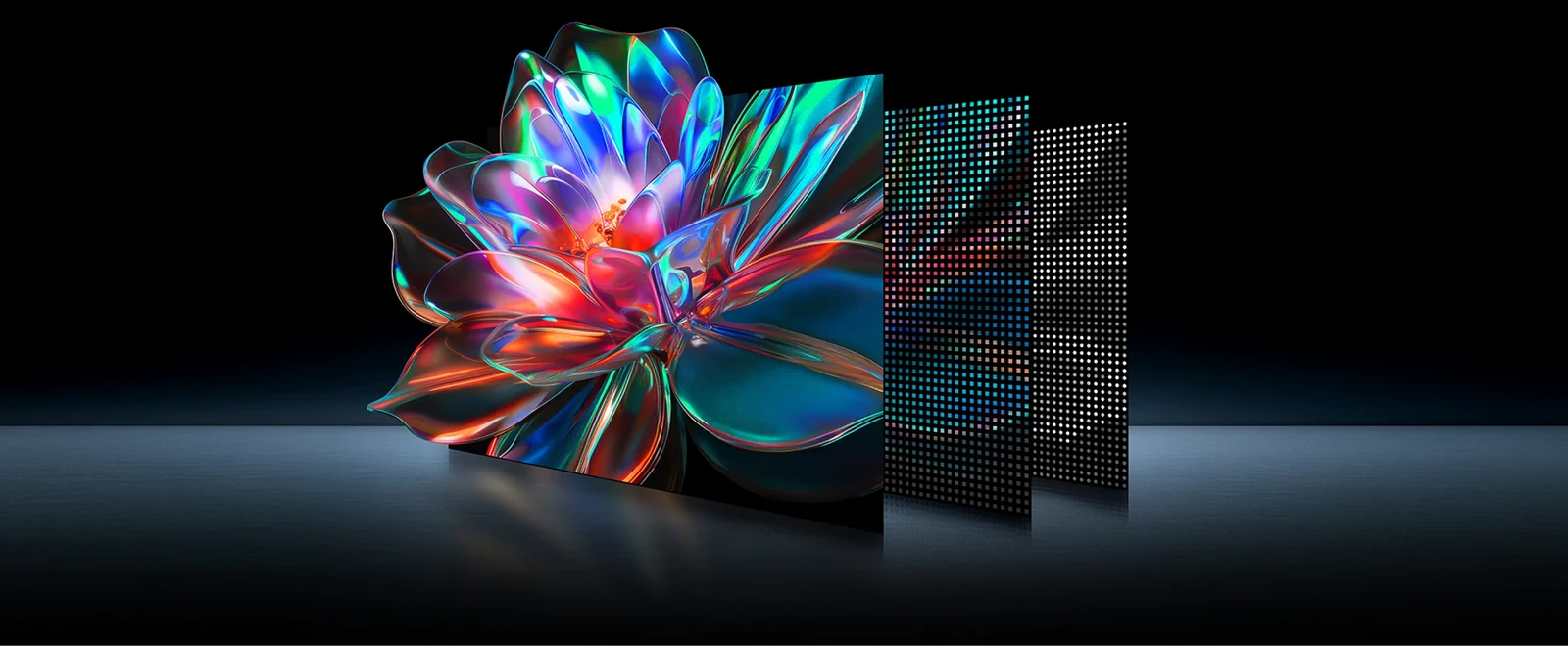 DREAME Aura Mini LED S100 ekrane – spalvotas kristalinis vaizdas ir Mini LED pikselių tinklelis