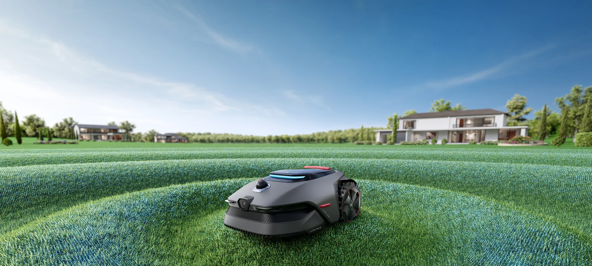 MOVA LiDAX Ultra vejos robotas vejoje
