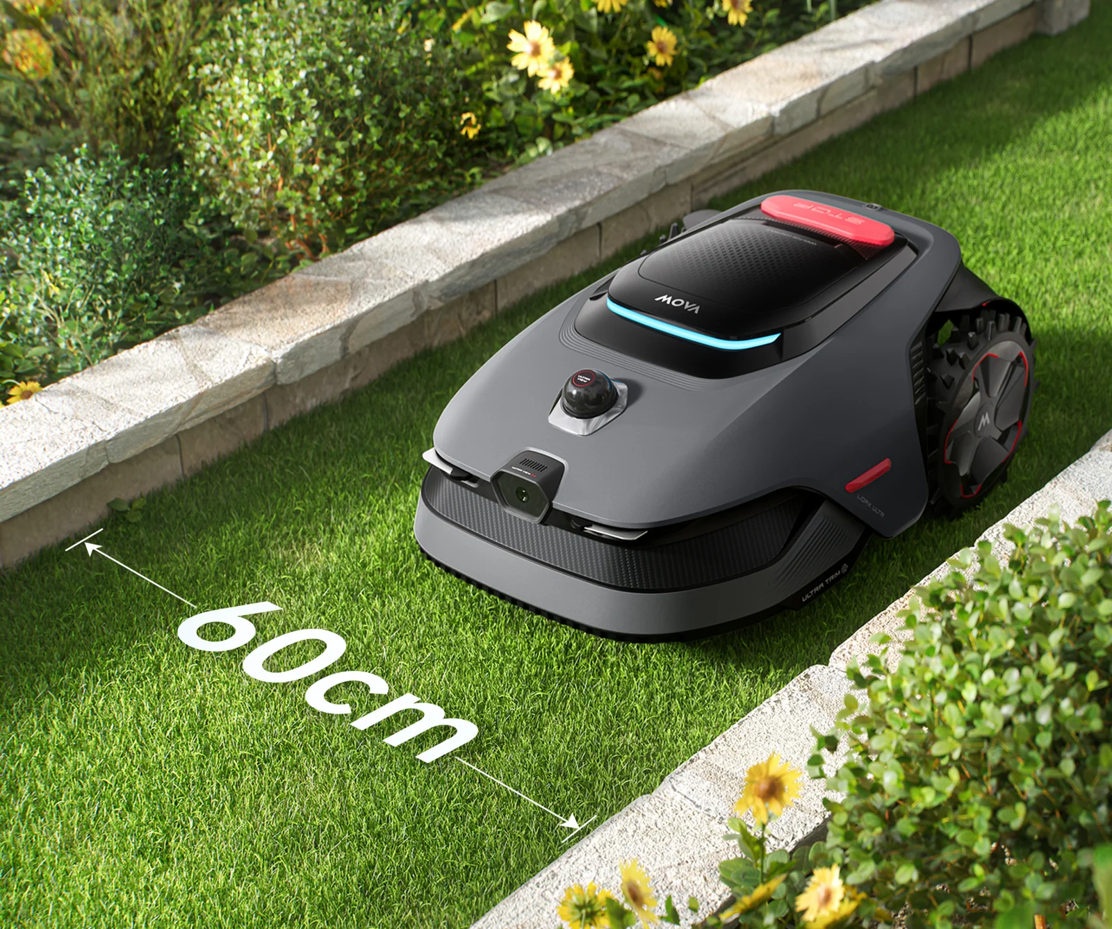Vejos robotas pravažiuoja 60 cm pločio praėjimą