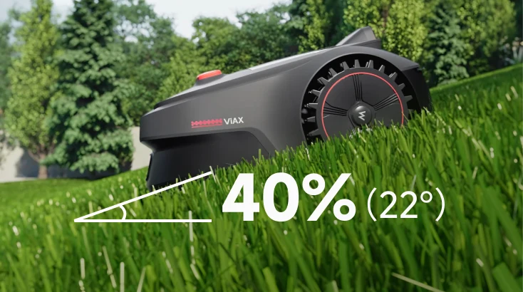 Robotas kyla 40 % šlaitu