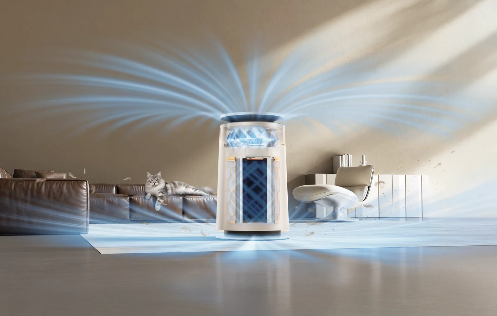 DREAME FP10 oro srautas kambaryje, „LoopBoost™“ sistema