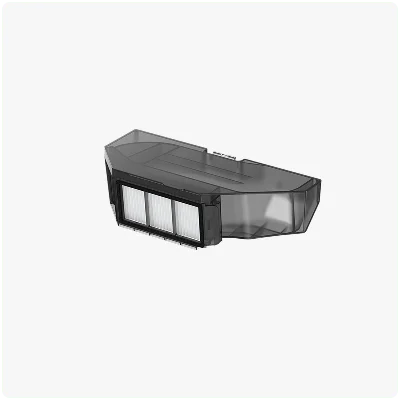 Dulkių dėžė su filtru (sumontuota)