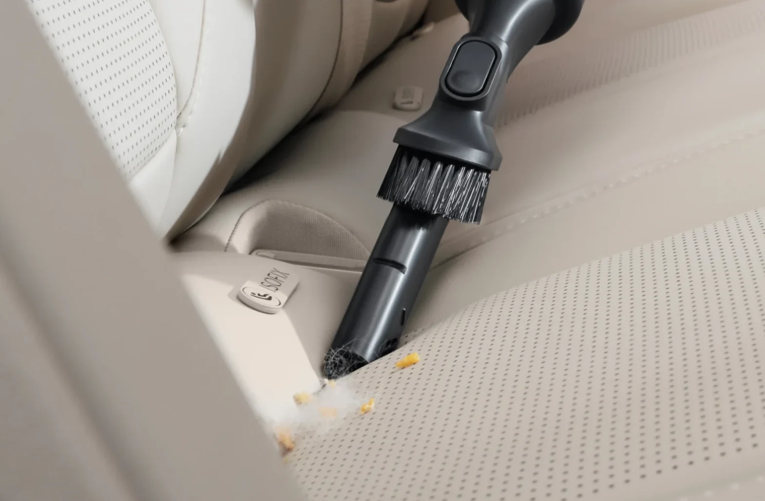 Kombinuotas antgalis valo automobilio sėdynės tarpą