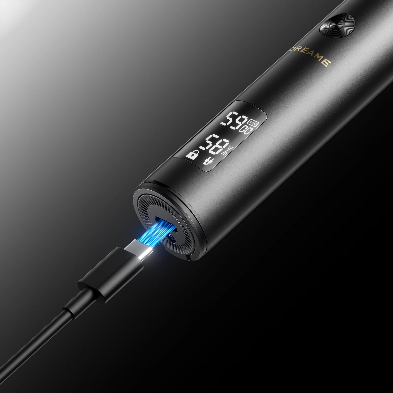 DREAME T3 įkraunama USB-C laidu