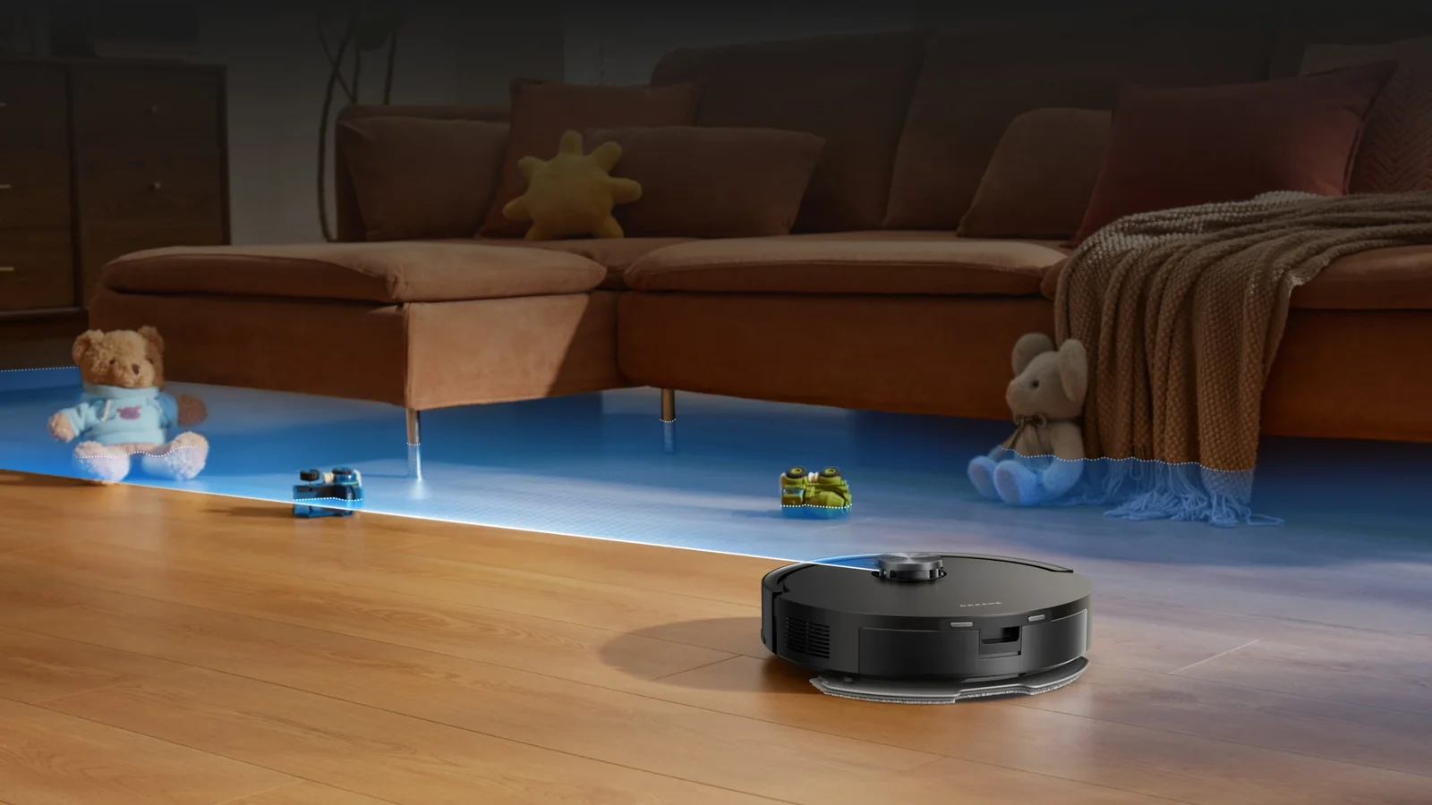 Robotas sustoja prieš kliūtį virtuvėje