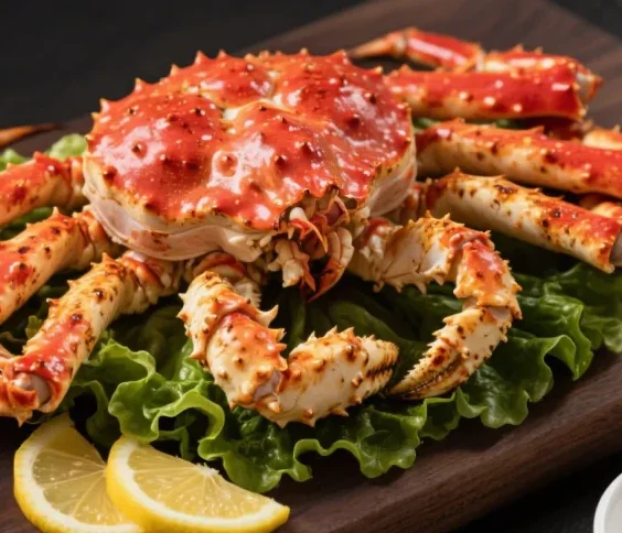 Krabas, garintas aukštoje temperatūroje