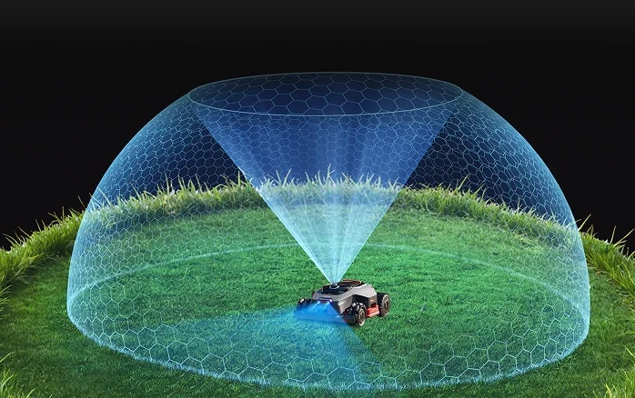 MOVA LiDAX Ultra AWD 360° 3D LiDAR aprėptis