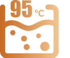 95 °C karštas plovimas