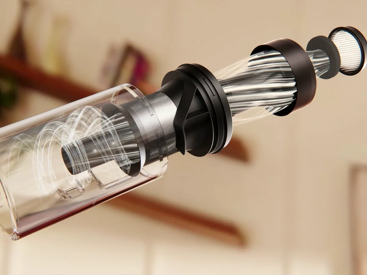 DREAME G12 Dual ciklono filtravimo sistemos dalys