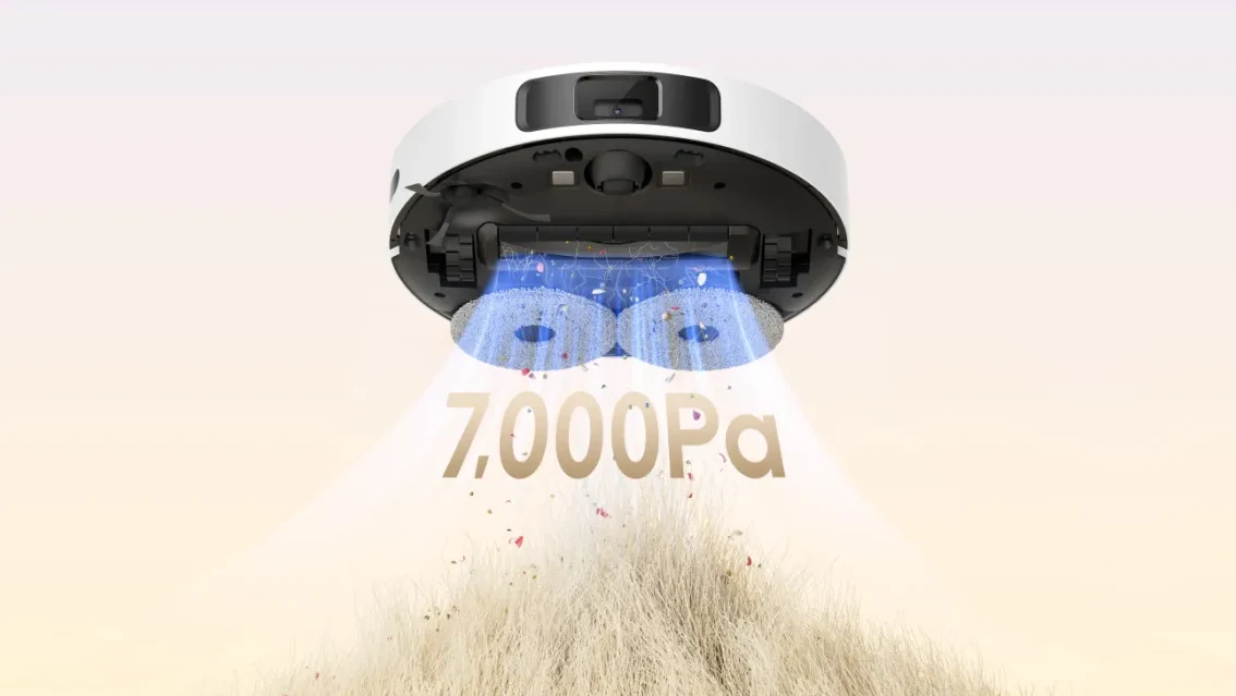 Siurbimas 7000 Pa iš grindų