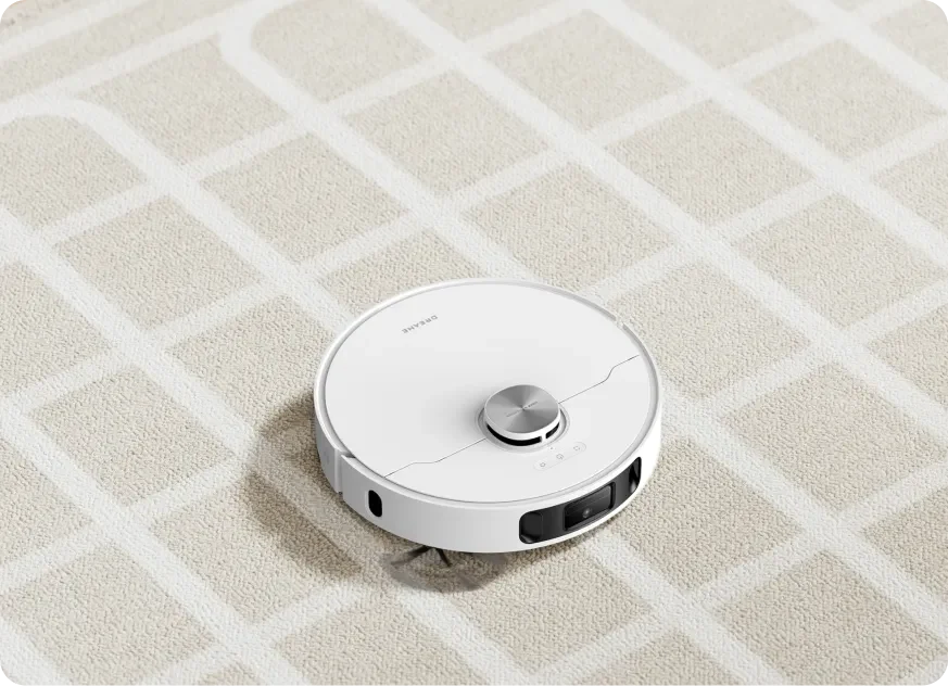 Robotas valo kilimą rombo raštu