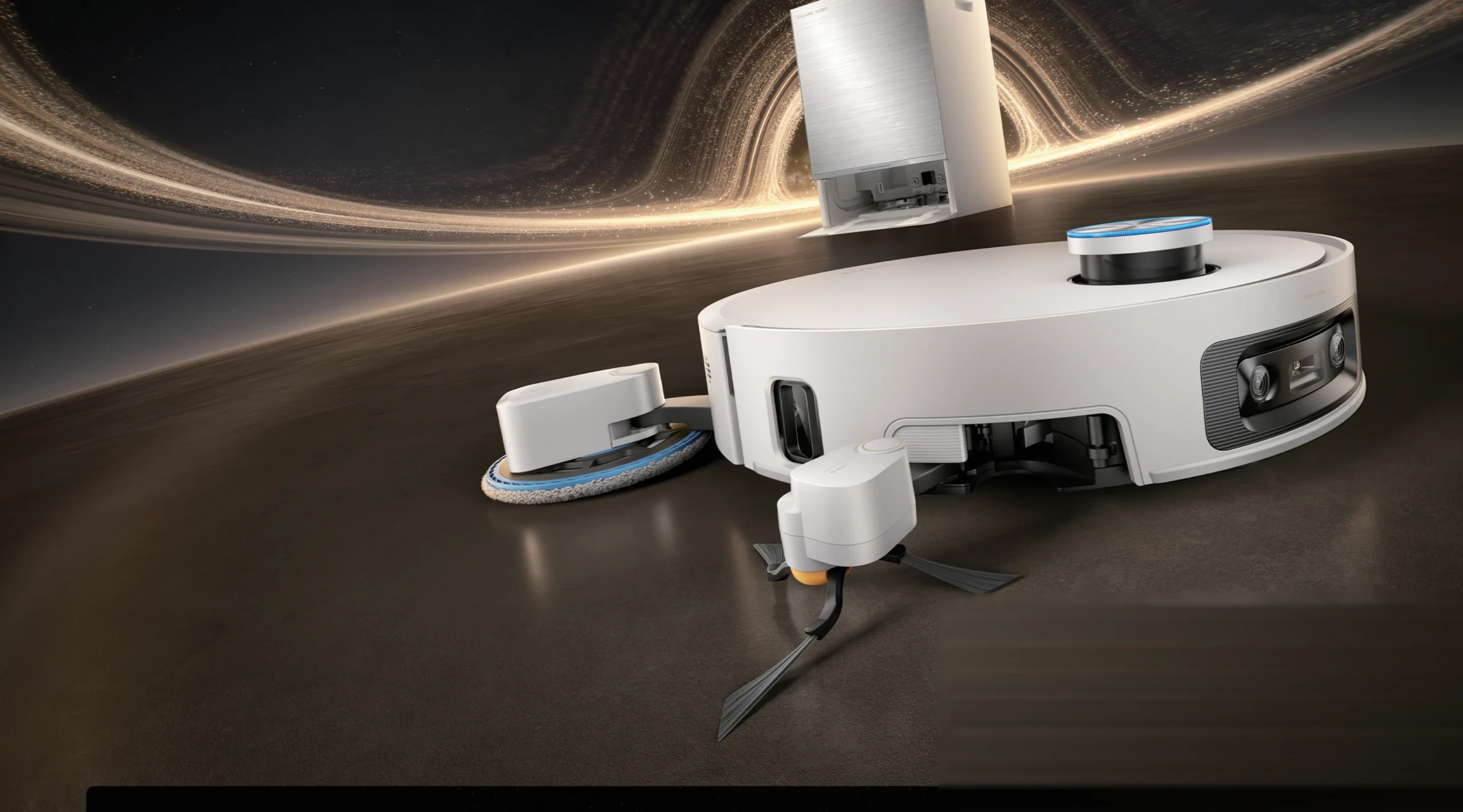 DREAME X60 Pro Ultra Matrix robotas dulkių siurblys su „PowerDock“ stotele
