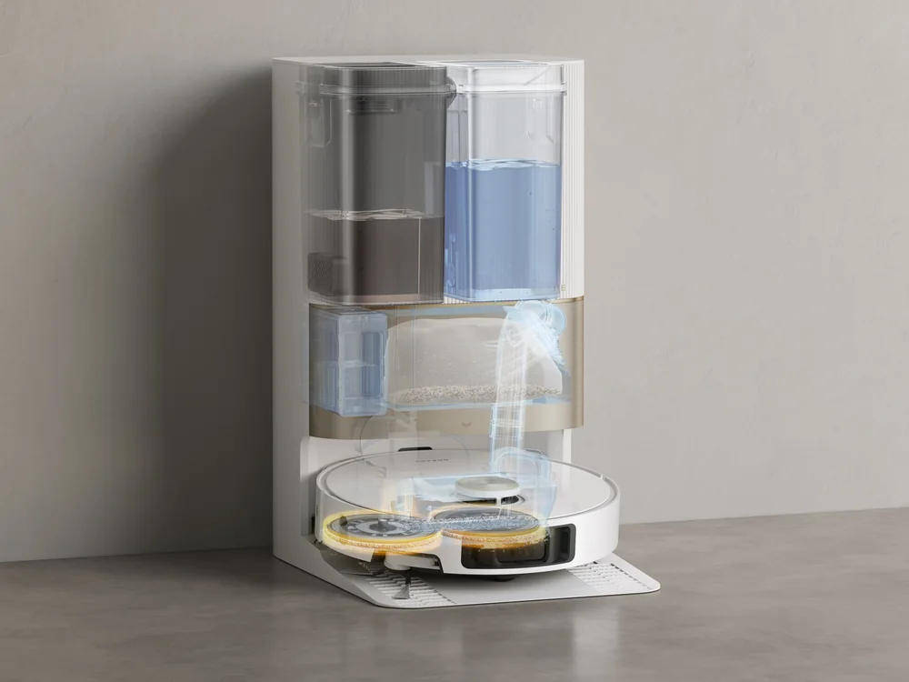 DREAME X40 Ultra Complete stotelė su vandens bakais ir robotu